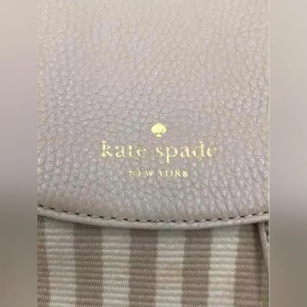 Kate Spade Mulberry Street Small Breezy Striped Backpack, Ottoman Stripe/Pumice